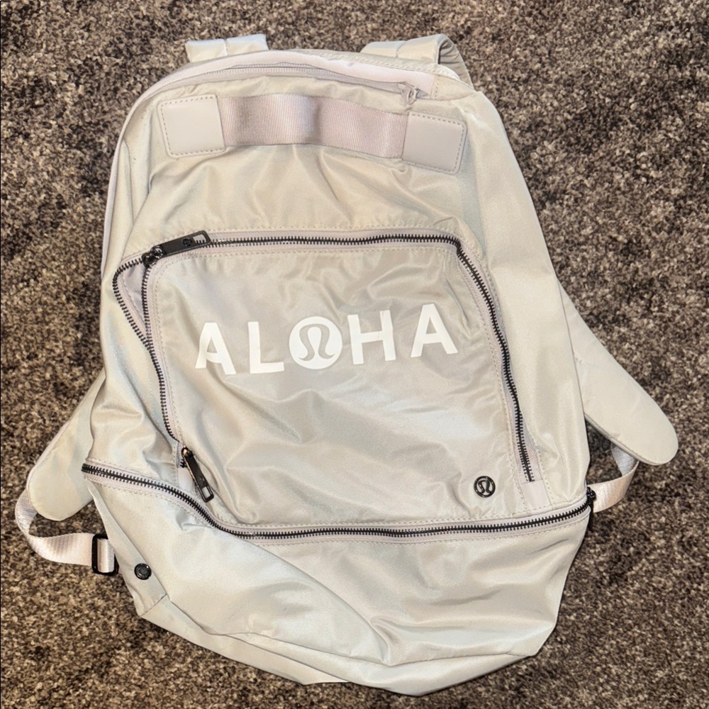 Lululemon limited edition rare aloha Hawaii Backpack